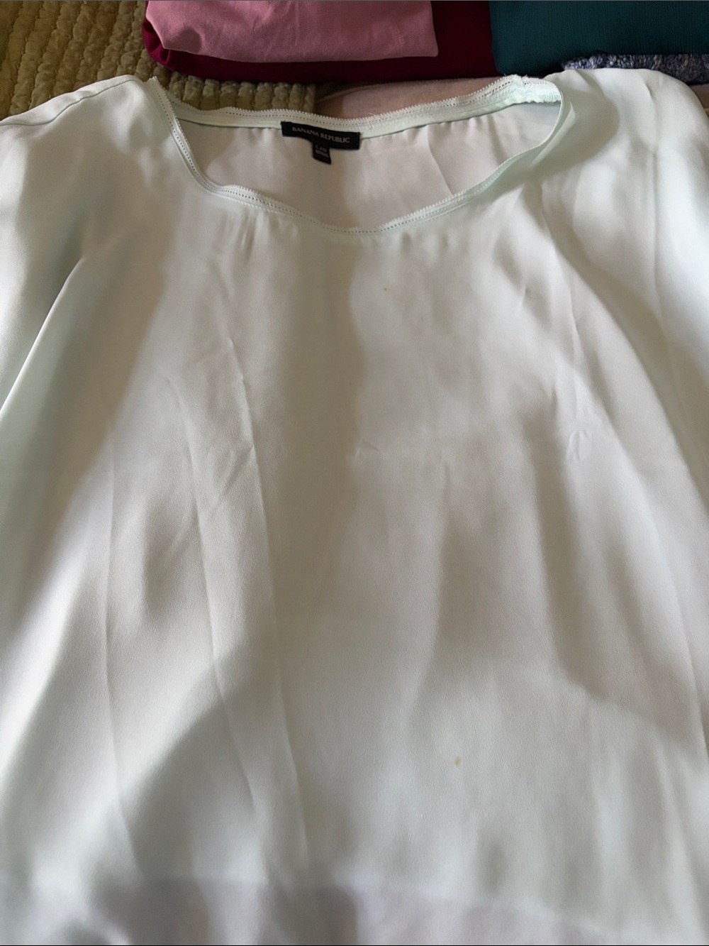 Banana Republic Women’s Mint Scoop Neck Blouse